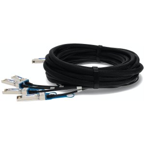 AddOn Networks ADD-QJUSDE-ADAC7M InfiniBand/fibre optic cable 7 m QSFP+ 4xSFP+ Black