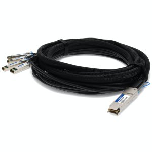 AddOn Networks ADD-QMXSIN-PDAC0.5M InfiniBand/fibre optic cable 0.5 m QSFP+ 4x SFP+ Black