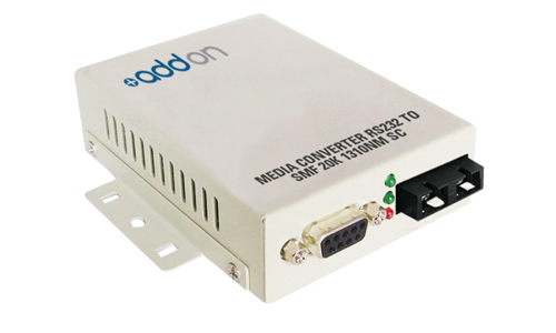 AddOn Networks ADD-RS232-2SC serial converter/repeater/isolator RS-232 Fiber (SC)