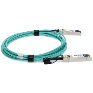 Arista Networks to QLogic Compatible TAA Compliant 10GBase-AOC SFP+ to SFP+ Direct Attach Cable (850nm, MMF, 5m)