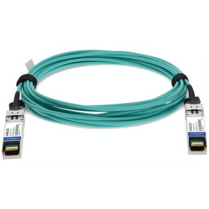 Arista Networks to QLogic Compatible TAA Compliant 10GBase-AOC SFP+ to SFP+ Direct Attach Cable (850nm, MMF, 5m)