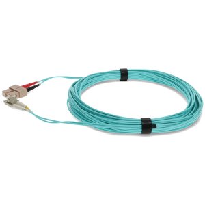 AddOn Networks ADD-SC-LC-0-5M5OM4 InfiniBand/fibre optic cable 0.5 m Silver