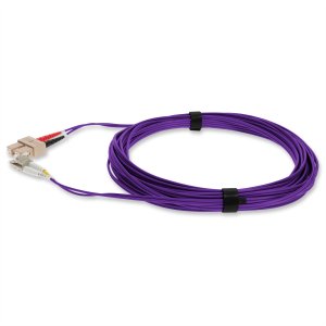 AddOn Networks ADD-SC-LC-10M5OM4-PE InfiniBand/fibre optic cable 10 m LOMM Purple