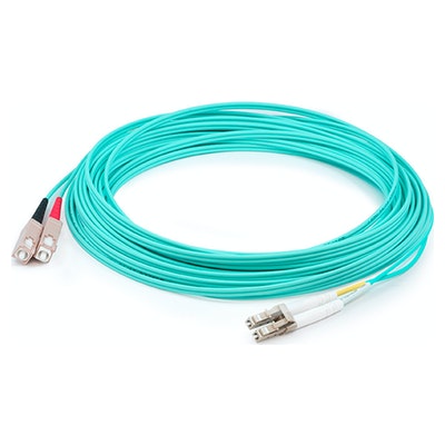 AddOn Networks ADD-SC-LC-38M5OM4P InfiniBand/fibre optic cable 38 m LOMM Aqua colour