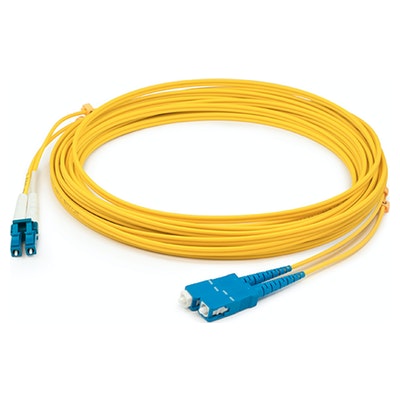 AddOn Networks ADD-SC-LC-38M9SMF InfiniBand/fibre optic cable 38 m CMR Yellow