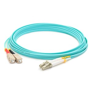 AddOn Networks 50m, SC - LC InfiniBand/fibre optic cable 30 m Blue