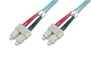 AddOn Networks SC - SC, LOMM, OM4, 4m InfiniBand/fibre optic cable OFC Turquoise