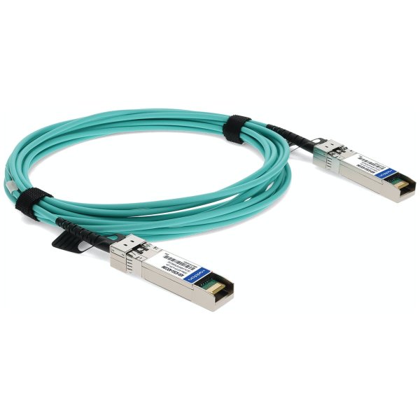 SFP+ to SFP+, AOC, 10m, 10GBase, 850nm, Black