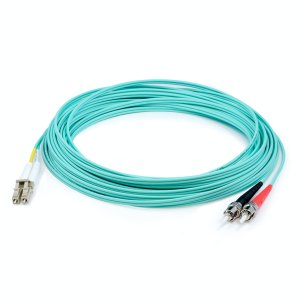 AddOn Networks ADD-ST-LC-0-5M5OM4P InfiniBand/fibre optic cable 0.5 m 2x LC 2x ST LOMM Aqua colour