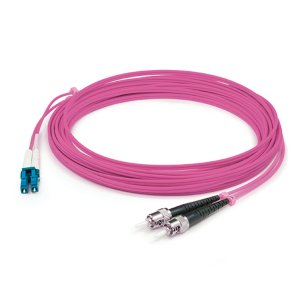 AddOn Networks ADDSTLC10M9SMFPE InfiniBand/fibre optic cable 10 m LC ST OFNR Purple