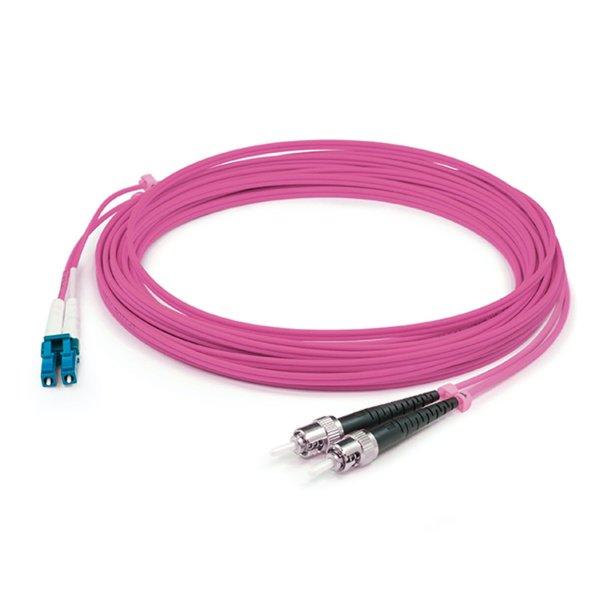 AddOn Networks ADD-STLC5M9SMFPE InfiniBand/fibre optic cable 5 m LC ST OFNR Purple