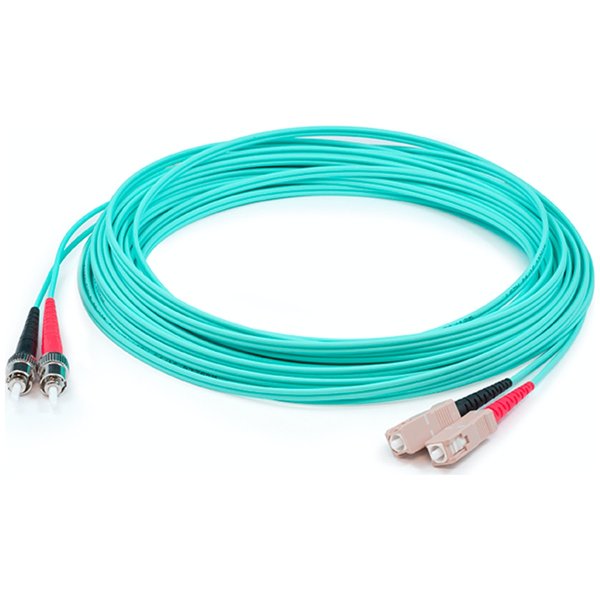 AddOn Networks ADD-ST-SC-0-5M5OM4P InfiniBand/fibre optic cable 0.5 m LOMM Aqua colour