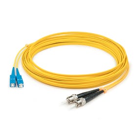 AddOn Networks ADD-ST-SC-0-5M9SMF InfiniBand/fibre optic cable 0.5 m OFNR Yellow