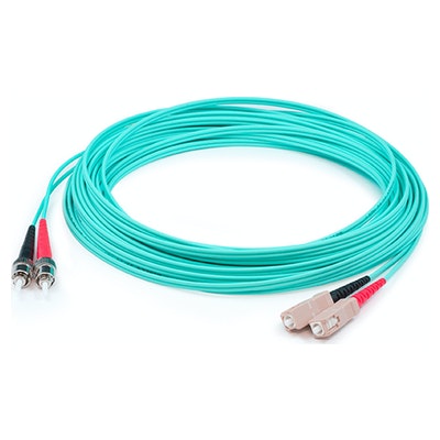 AddOn Networks ADD-ST-SC-100M5OM4LZ InfiniBand/fibre optic cable 100 m Aqua colour