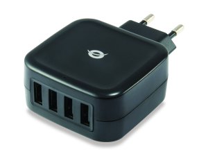 Conceptronic ALTHEA04B mobile device charger Universal Black AC Indoor