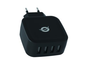 Conceptronic ALTHEA04B mobile device charger Universal Black AC Indoor