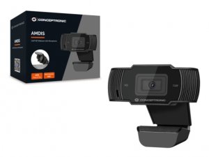 Conceptronic AMDIS 720P HD Webcam with Microphone