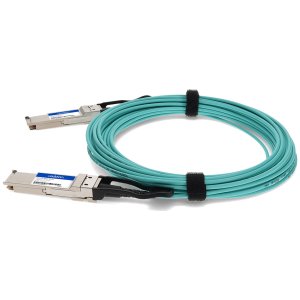 AddOn Networks AOC-Q-Q-200G-10M-AO InfiniBand/fibre optic cable QSFP56 Aqua colour