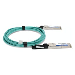 AddOn Networks AOC-Q-Q-40G-9M-AO InfiniBand/fibre optic cable QSFP+ Aqua colour, Silver