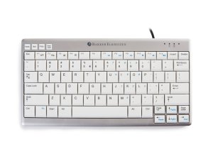 BakkerElkhuizen UltraBoard 950 keyboard Office USB AZERTY Belgian Light grey, White