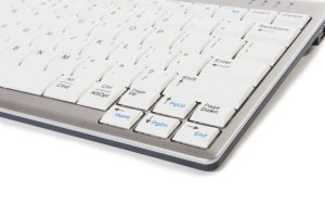 BakkerElkhuizen UltraBoard 950 keyboard Office USB AZERTY French Light grey, White