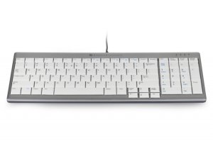 BakkerElkhuizen UltraBoard 960 keyboard Office USB AZERTY Belgian Light grey, White