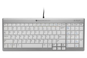 BakkerElkhuizen UltraBoard 960 keyboard Office USB AZERTY Belgian Light grey, White