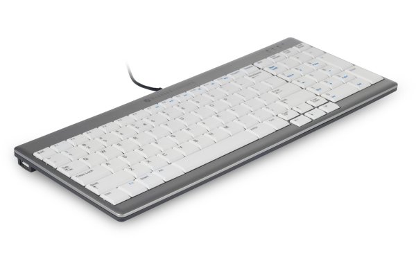 BakkerElkhuizen UltraBoard 960 keyboard Office USB QWERTY US English Light grey, White