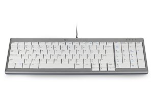 BakkerElkhuizen UltraBoard 960 keyboard Office USB QWERTY US English Light grey, White