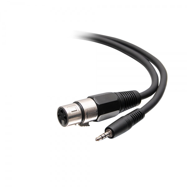 C2G 0.9m 3.5mm Male 3 Position TRS to Female XLR Cable