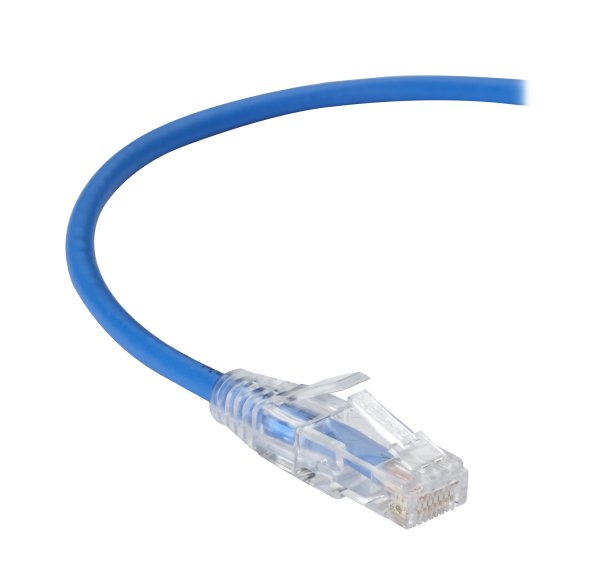 Black Box CAT6A 0.6m networking cable Blue U/UTP (UTP)