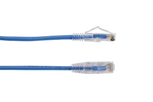 Black Box CAT6A 0.6m networking cable Blue U/UTP (UTP)