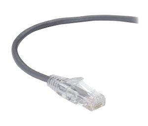 Black Box CAT6A 0.3m networking cable Grey U/UTP (UTP)