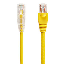 Black Box C6APC28-YL-01 networking cable Yellow 0.3 m Cat6a U/UTP (UTP)