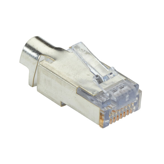 Black Box C6EZSP-25PAK wire connector EZ-RJ-45 Silver