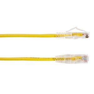 Black Box C6PC28-YL-01 networking cable Yellow 0.3 m Cat6 U/UTP (UTP)