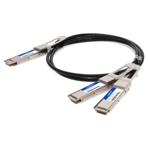 AddOn Networks CAB-D-2Q-200G-1M-AO InfiniBand/fibre optic cable 2xQSFP28 QSFP-DD Black, Silver