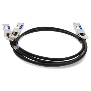 AddOn Networks CAB-D-2Q-200G-1M-AO InfiniBand/fibre optic cable 2xQSFP28 QSFP-DD Black, Silver