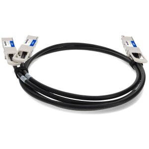 AddOn Networks CAB-D-2Q-200G-2M-AO InfiniBand/fibre optic cable QSFP-DD 2x QSFP28 Black, Metallic