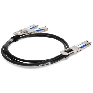 AddOn Networks CAB-D-2Q-200G2-5M-AO InfiniBand/fibre optic cable 2.5 m QSFP-DD 2x QSFP28 Black, Metallic