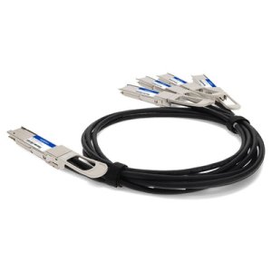 AddOn Networks CAB-D-4Q-200G-2M-AO InfiniBand/fibre optic cable 4xQSFP28 QSFP-DD Black, Silver