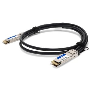 AddOn Networks CAB-D-D-200G-1M-AO InfiniBand/fibre optic cable QSFP-DD Black, Silver