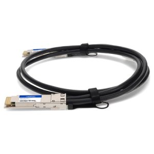 AddOn Networks CAB-D-D-200G-1M-AO InfiniBand/fibre optic cable QSFP-DD Black, Silver