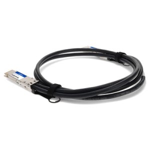 AddOn Networks CAB-D-D-200G-1M-AO InfiniBand/fibre optic cable QSFP-DD Black, Silver