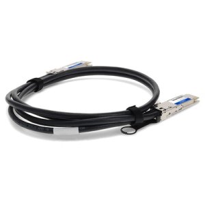 AddOn Networks CAB-D-D-200G-1M-AO InfiniBand/fibre optic cable QSFP-DD Black, Silver