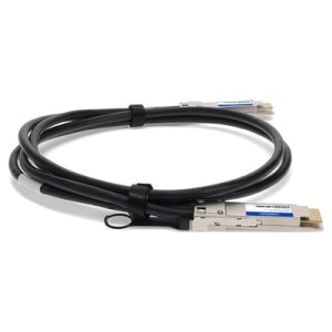 AddOn Networks CAB-D-D-200G-1M-AO InfiniBand/fibre optic cable QSFP-DD Black, Silver