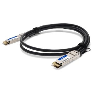 AddOn Networks CAB-D-D-200G-2M-AO InfiniBand/fibre optic cable QSFP-DD Black, Silver