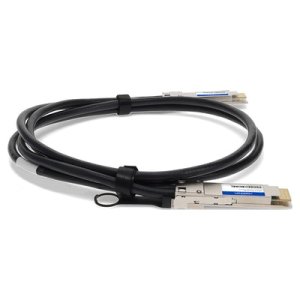 AddOn Networks CAB-D-D-400G-1M-AO InfiniBand/fibre optic cable QSFP-DD Black, Silver