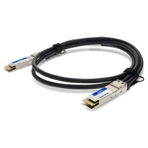 AddOn Networks CAB-D-D-400G-2-5M-AO InfiniBand/fibre optic cable 2.5 m QSFP-DD Black, Silver