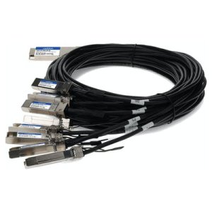 AddOn Networks CAB-O-8S-200G-3M-AO InfiniBand/fibre optic cable OSFP 8xSFP28 Black, Silver